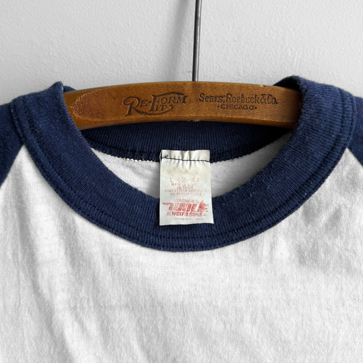 1970s University of Michigan Raglan Tee
