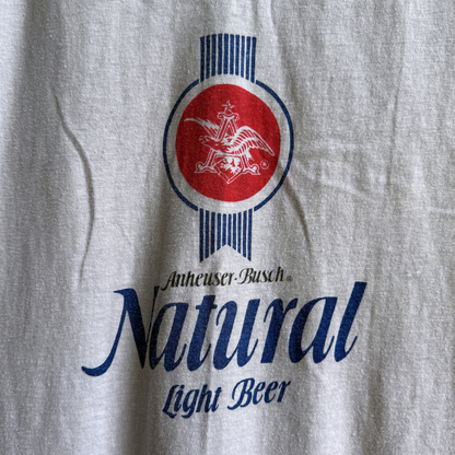 1980s Anheuser Busch Natural Light Beer Tee