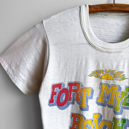 1970s Fort Myers Beach Florida Rainbow Tee