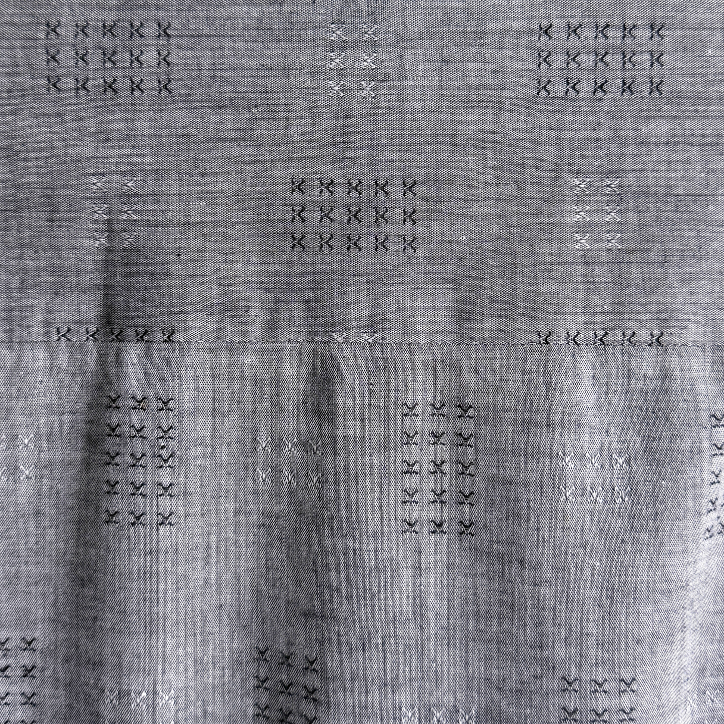 1960s Grey Check Print Sport Shirt