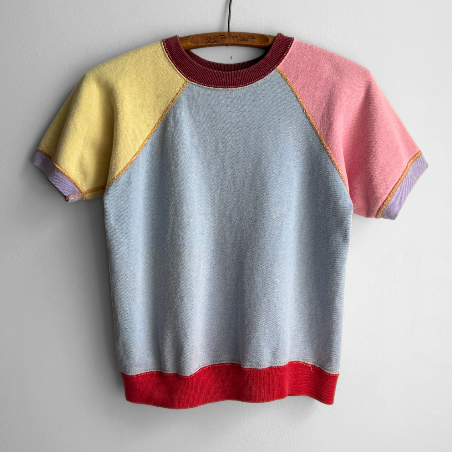 1960s Colorblock Sweatshirt