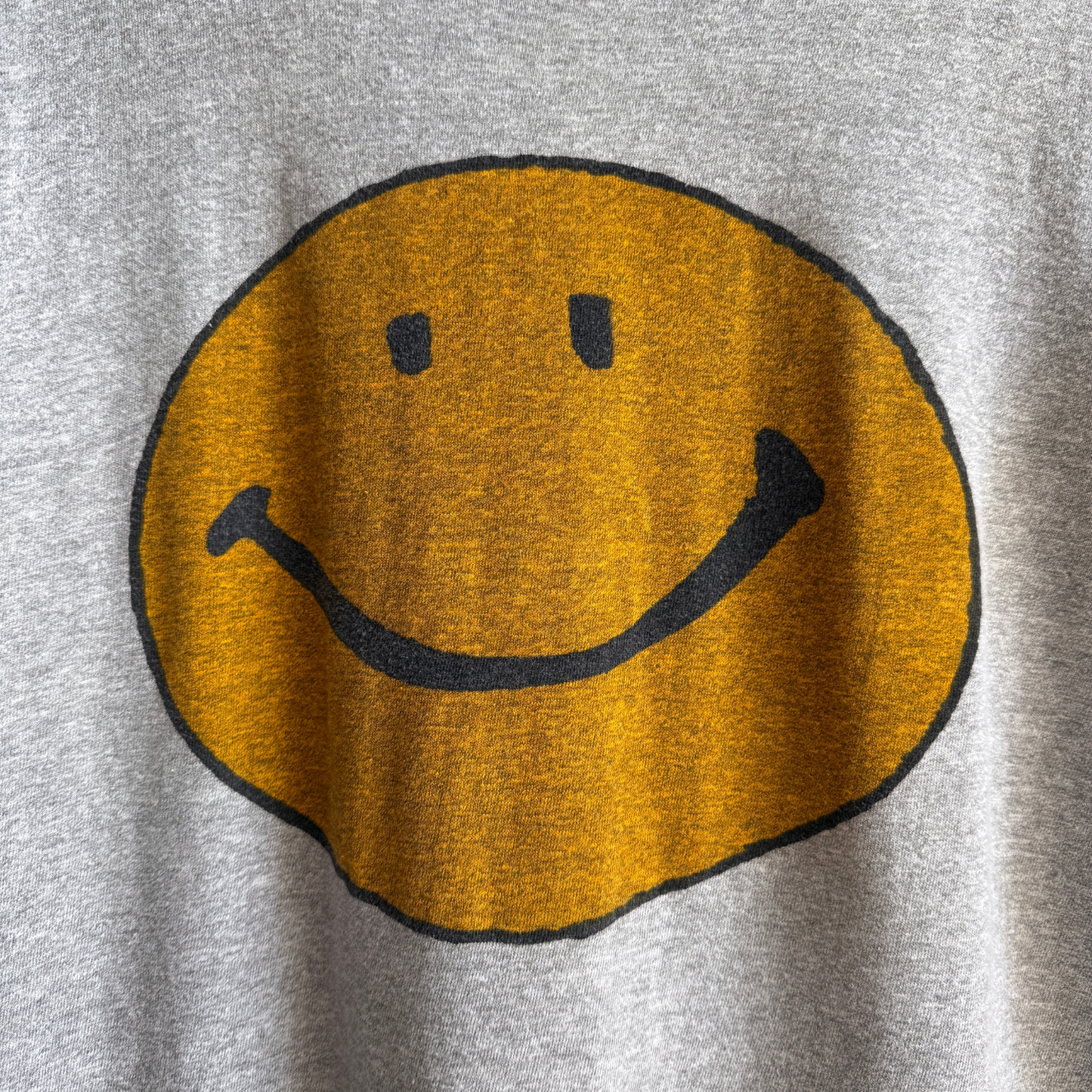 1960s Smiley Face Grey Tee