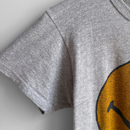 1960s Smiley Face Grey Tee