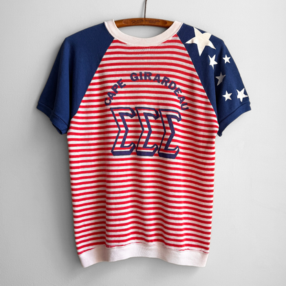 1960s Cape Girardeau Tri Epsilon Stars & Stripes Sweatshirt