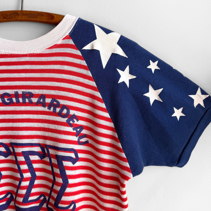 1960s Cape Girardeau Tri Epsilon Stars & Stripes Sweatshirt