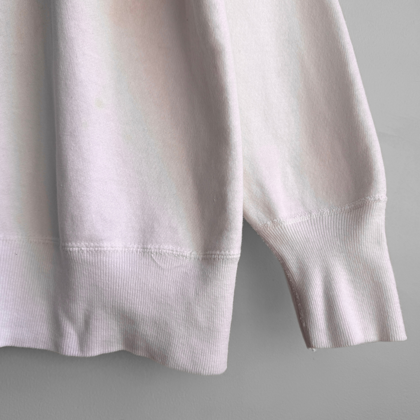 1960s Castalinas Chainstitch White Sweatshirt