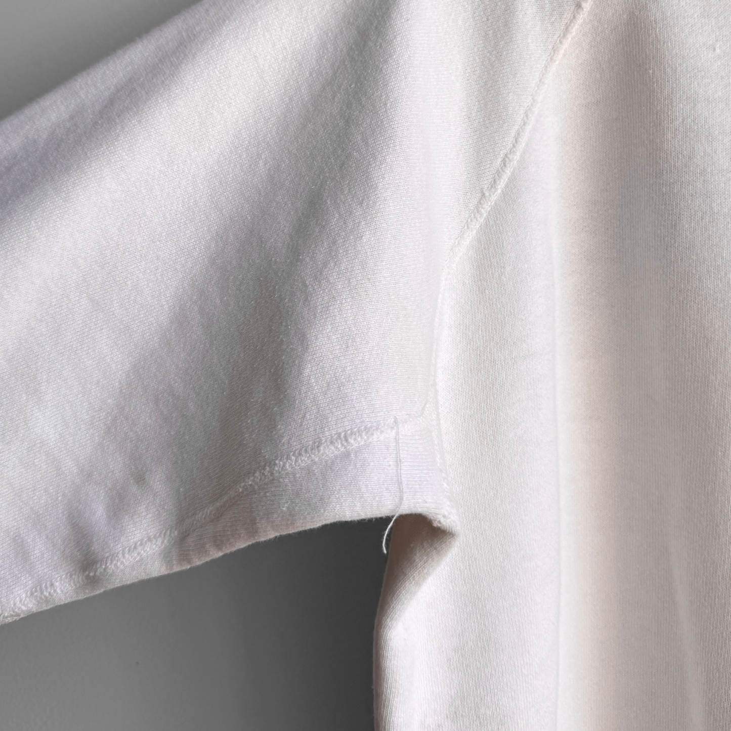 1960s Castalinas Chainstitch White Sweatshirt