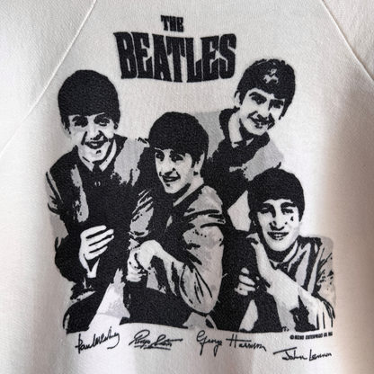 1960s The Beatles Nems Enterprise White Sweatshirt