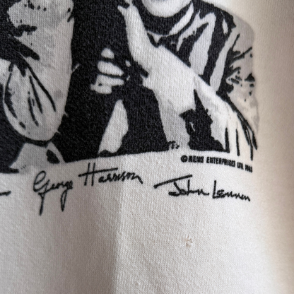 1960s The Beatles Nems Enterprise White Sweatshirt
