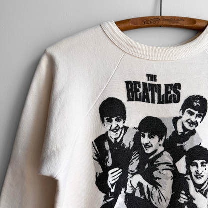 1960s The Beatles Nems Enterprise White Sweatshirt