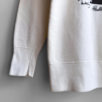 1960s The Beatles Nems Enterprise White Sweatshirt