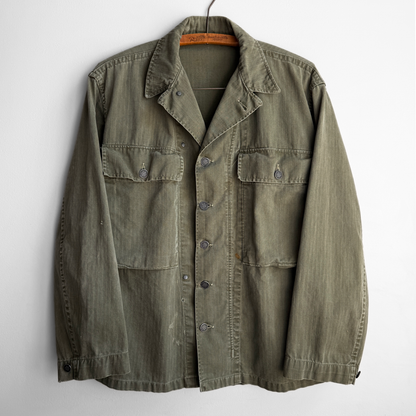1940s U.S. Army M43 Herringbone Twill Jacket