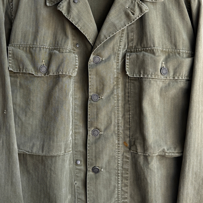 1940s U.S. Army M43 Herringbone Twill Jacket