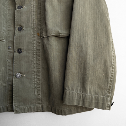 1940s U.S. Army M43 Herringbone Twill Jacket