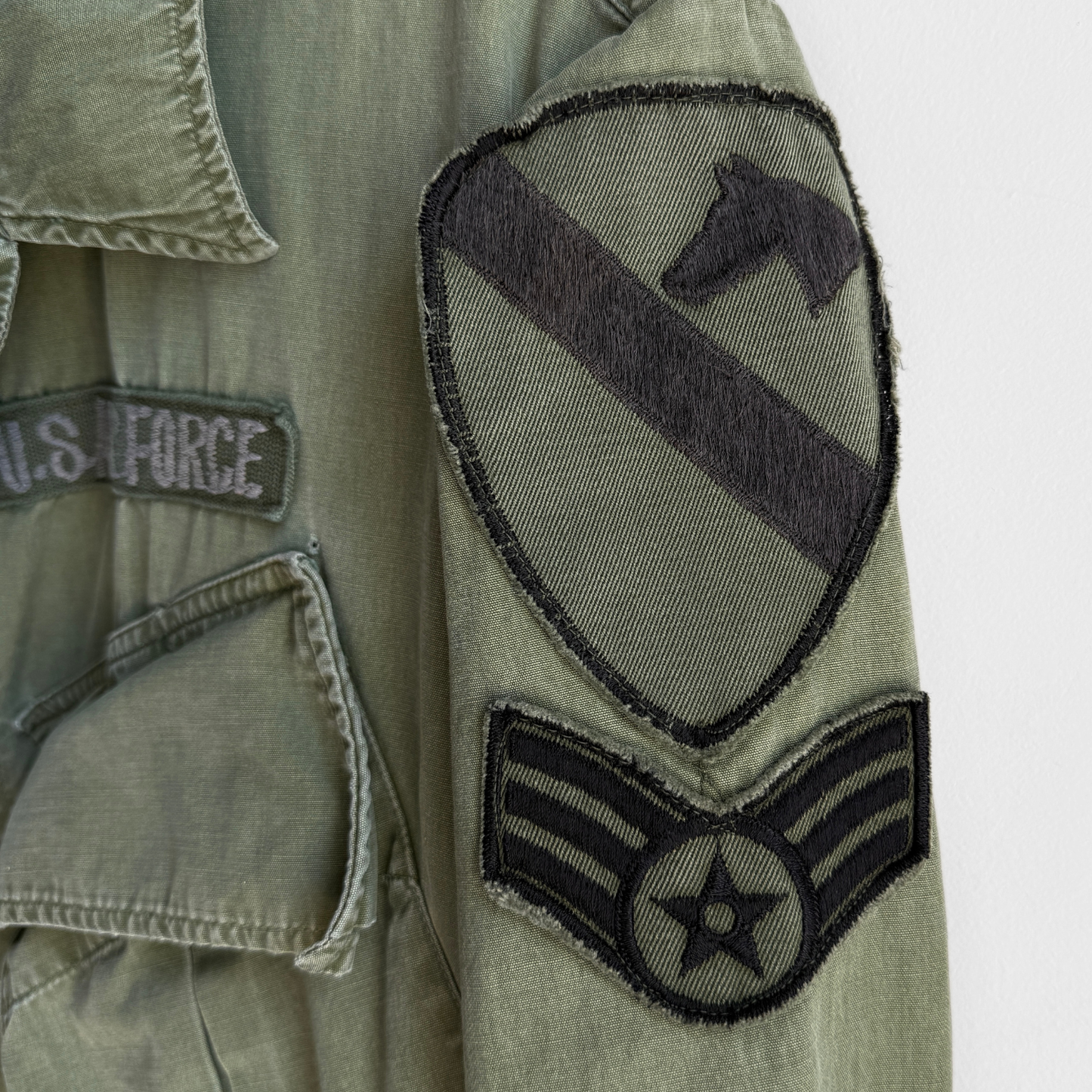 1960s U.S. Air Force OG 107 Slant Pocket Jacket