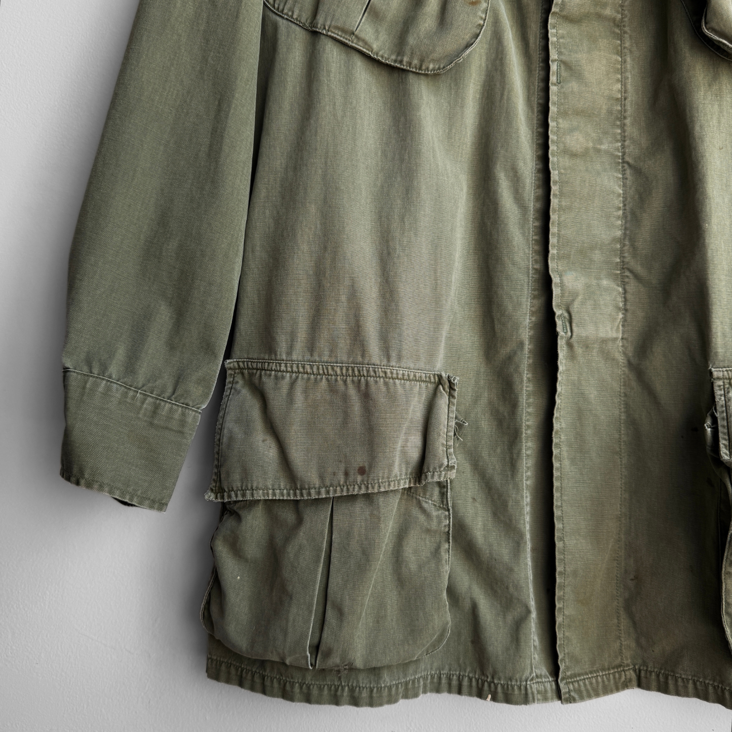 1960s U.S. Air Force OG 107 Slant Pocket Jacket