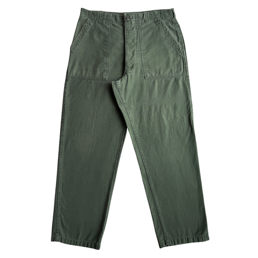 1970s U.S. Army OG 107 Fatigue Pants (34)
