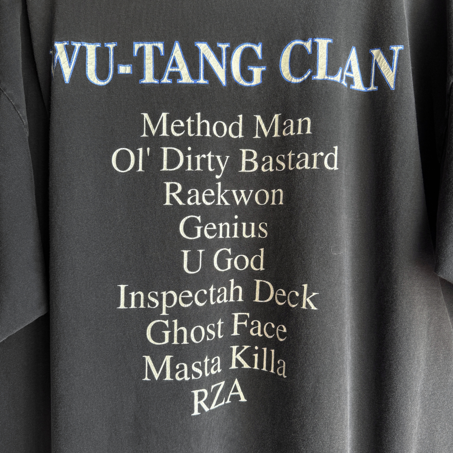 1997 Wu-Tang Forever Glow In The Dark Rap Tee