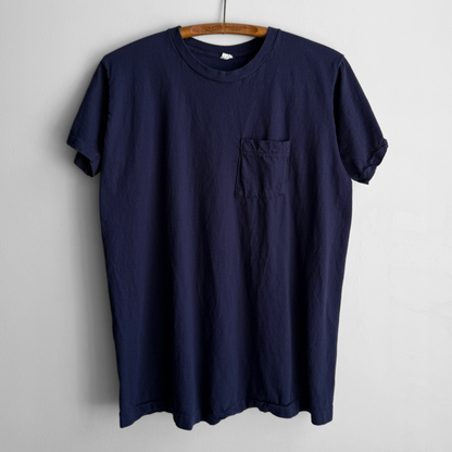 1980s Navy Blue Pocket Tee