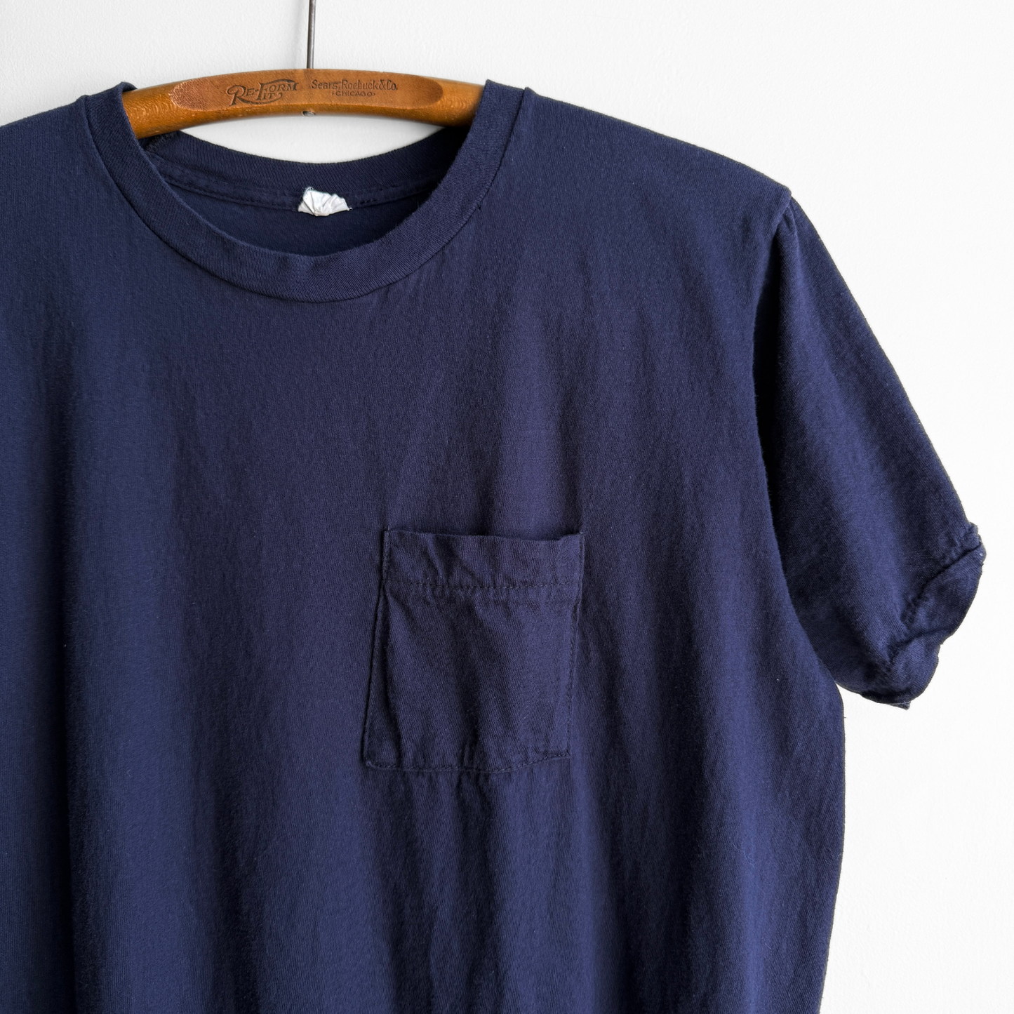 1980s Navy Blue Pocket Tee
