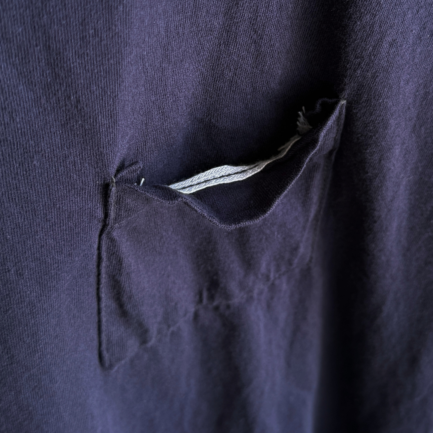 1980s Navy Blue Pocket Tee