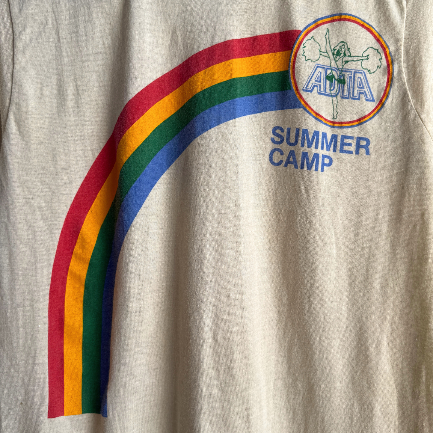 1980s Rainbow ADTA Summer Camp Tee