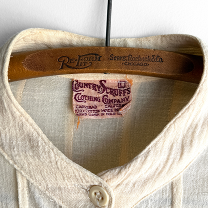 1970s Cream Pintuck Blouse Shirt