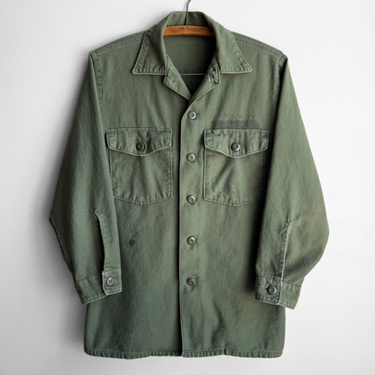 1960s U.S. Army OG 107 Fatigue Shirt