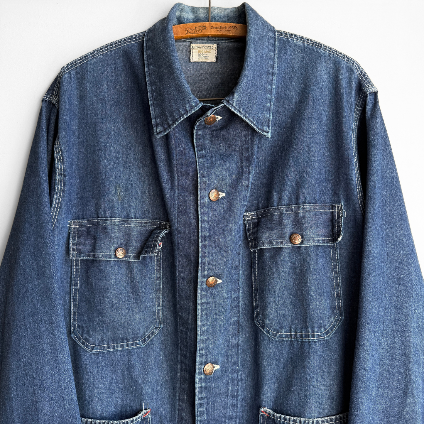 1970s Big Mac Denim Chore Coat