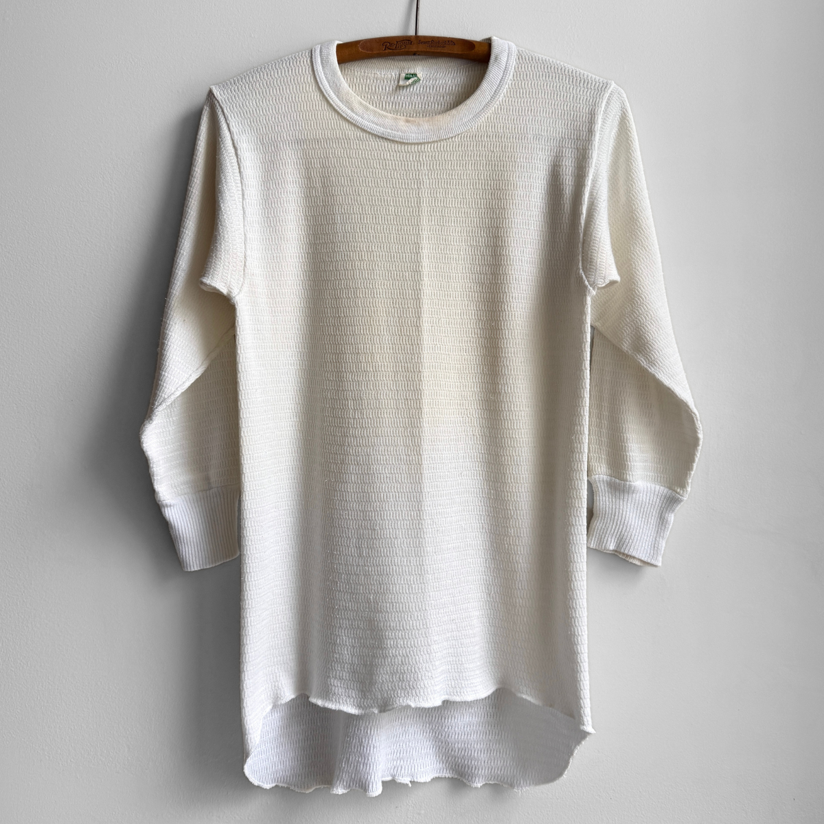 1980s Waffle Knit Thermal Long Sleeve