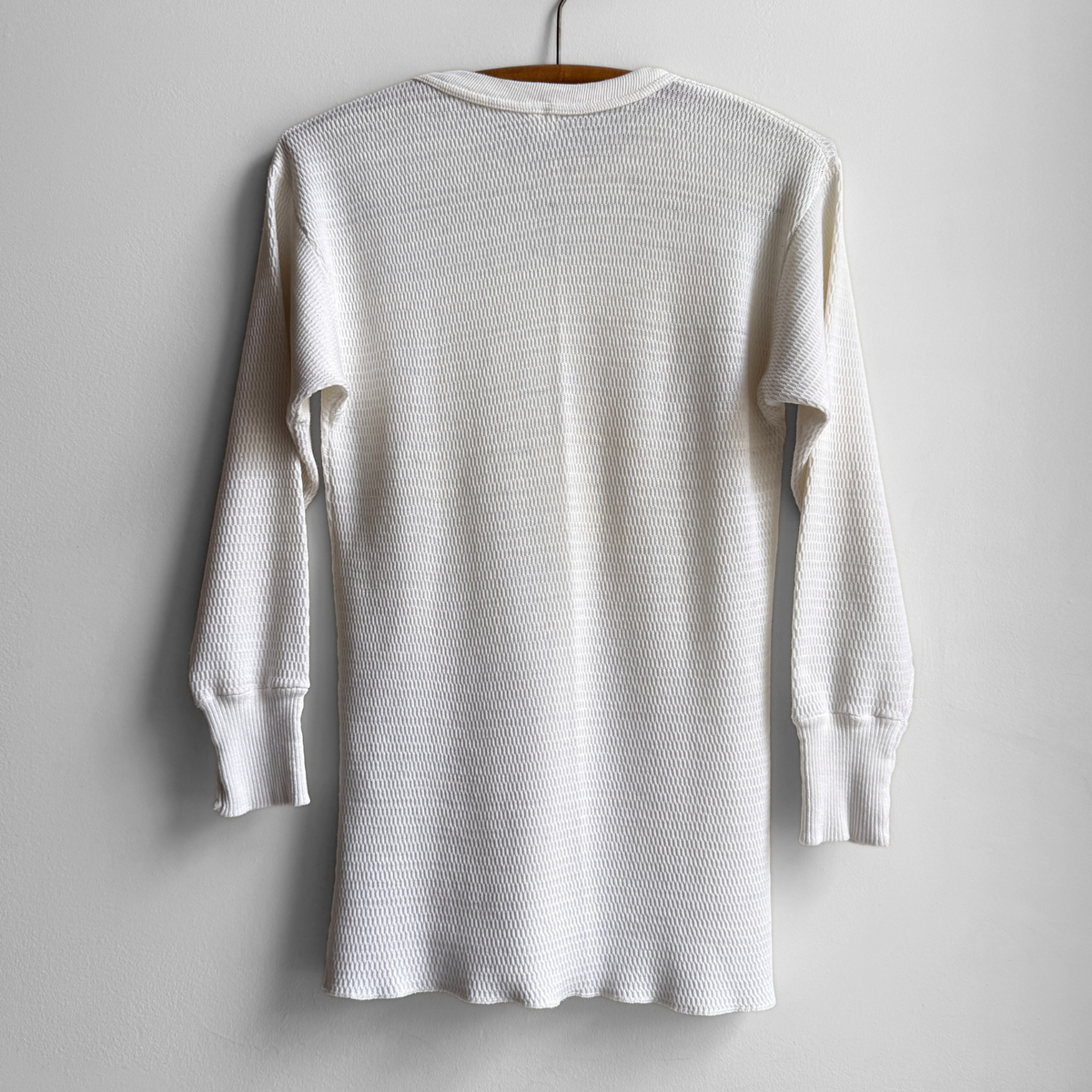 1980s Waffle Knit Thermal Long Sleeve