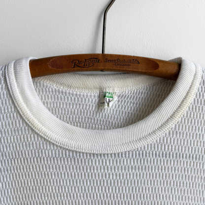 1980s Waffle Knit Thermal Long Sleeve