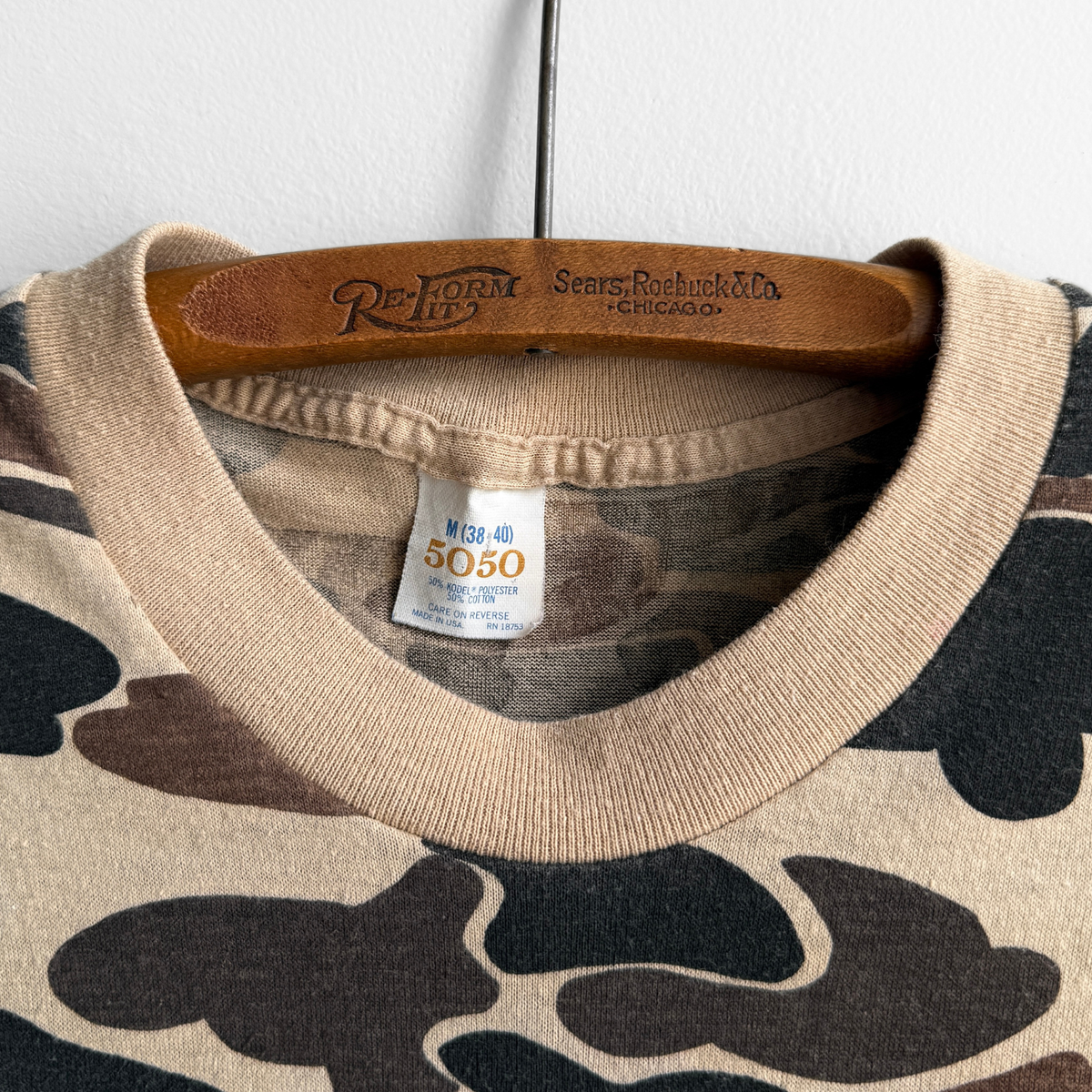 1980s Duck Hunter Camouflage Pocket Tee