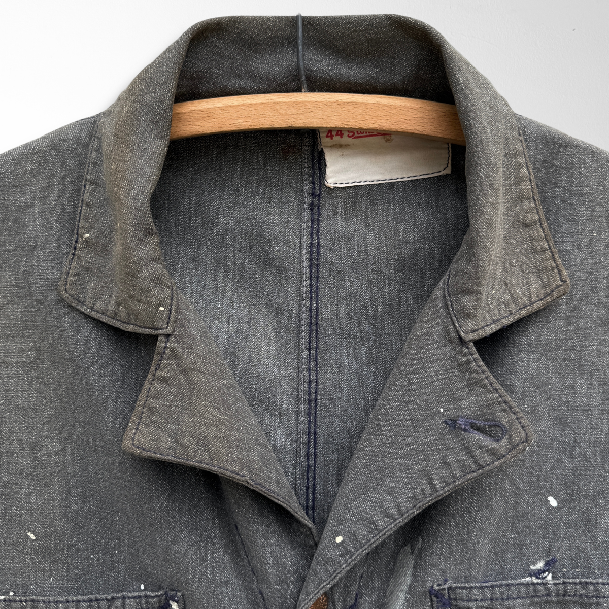 1950s Salt & Pepper Stone Cutter Coveralls