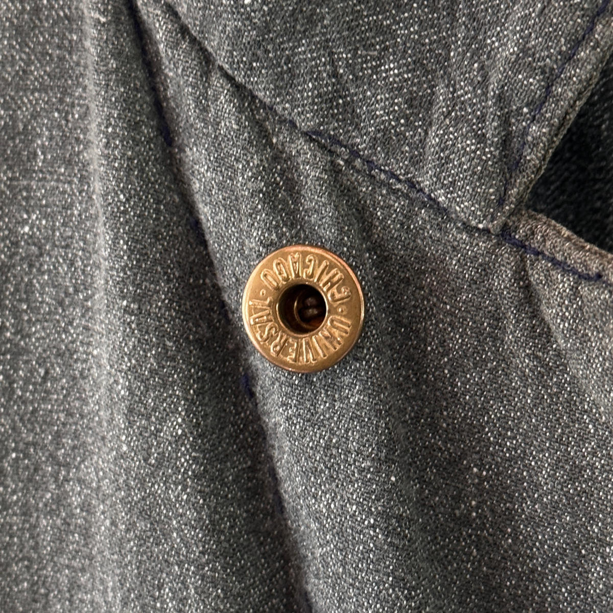 1950s Salt & Pepper Stone Cutter Coveralls