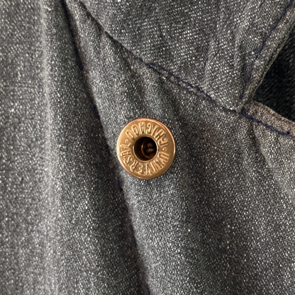 1950s Salt & Pepper Stone Cutter Coveralls