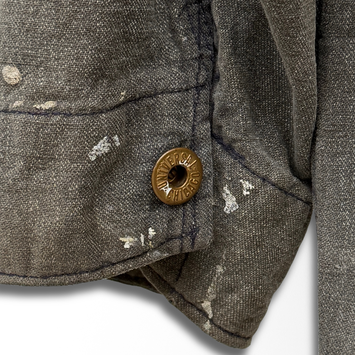 1950s Salt & Pepper Stone Cutter Coveralls