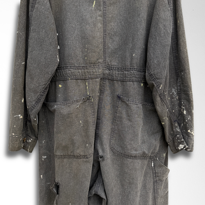 1950s Salt & Pepper Stone Cutter Coveralls