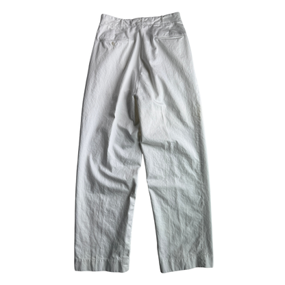 1940s U.S. Navy White Twill Officer Uniform Pants (28)
