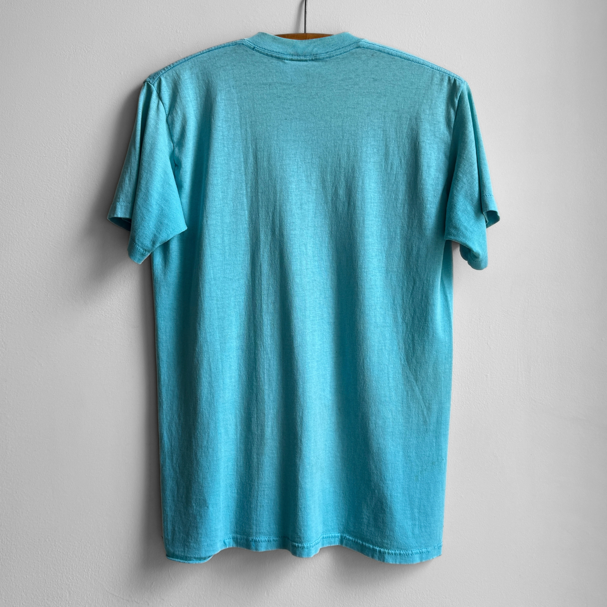 1980s Teal Blue Pocket Tee