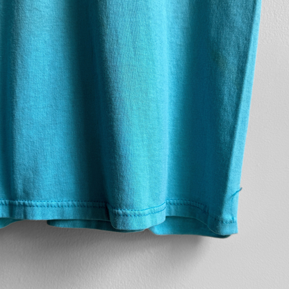 1980s Teal Blue Pocket Tee