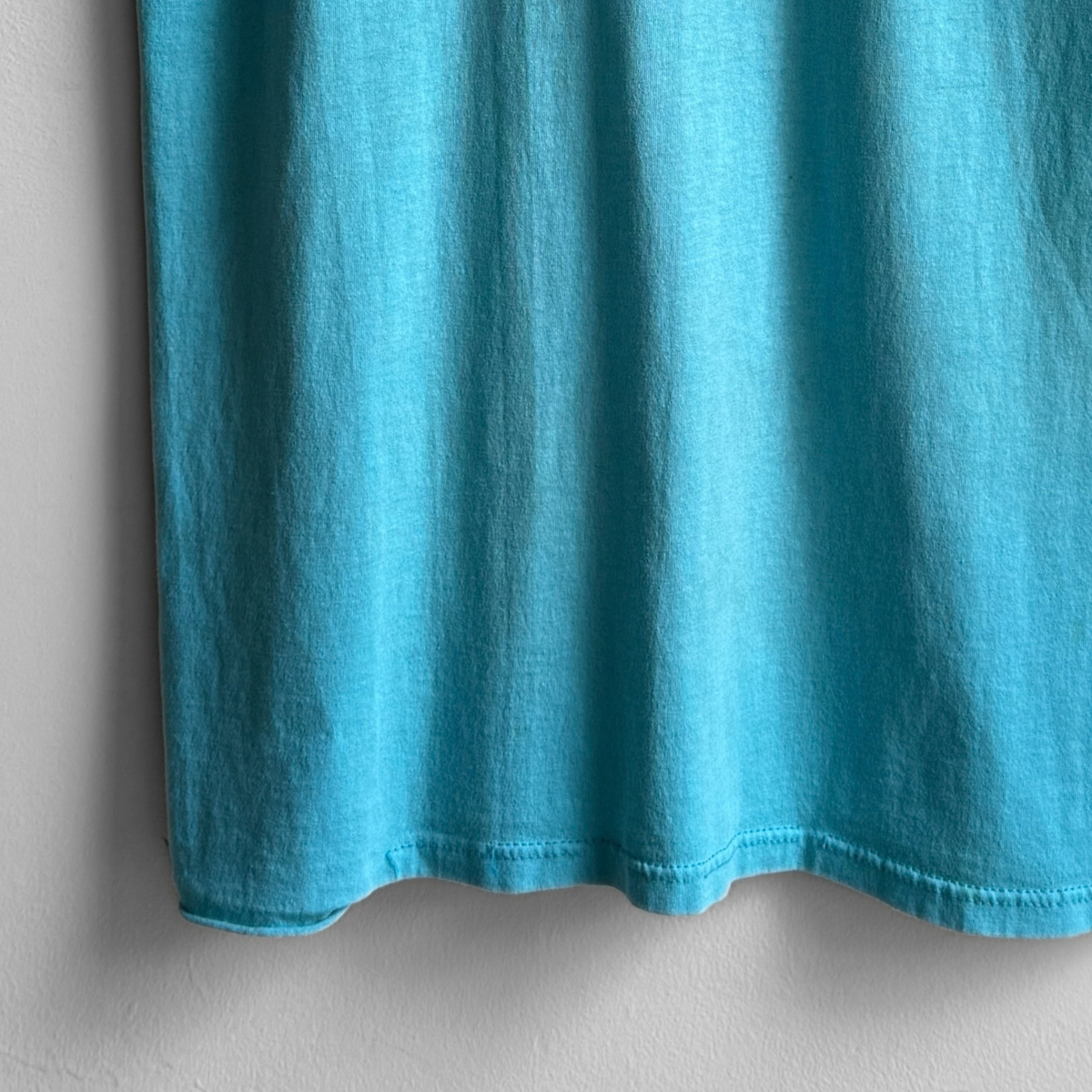1980s Teal Blue Pocket Tee