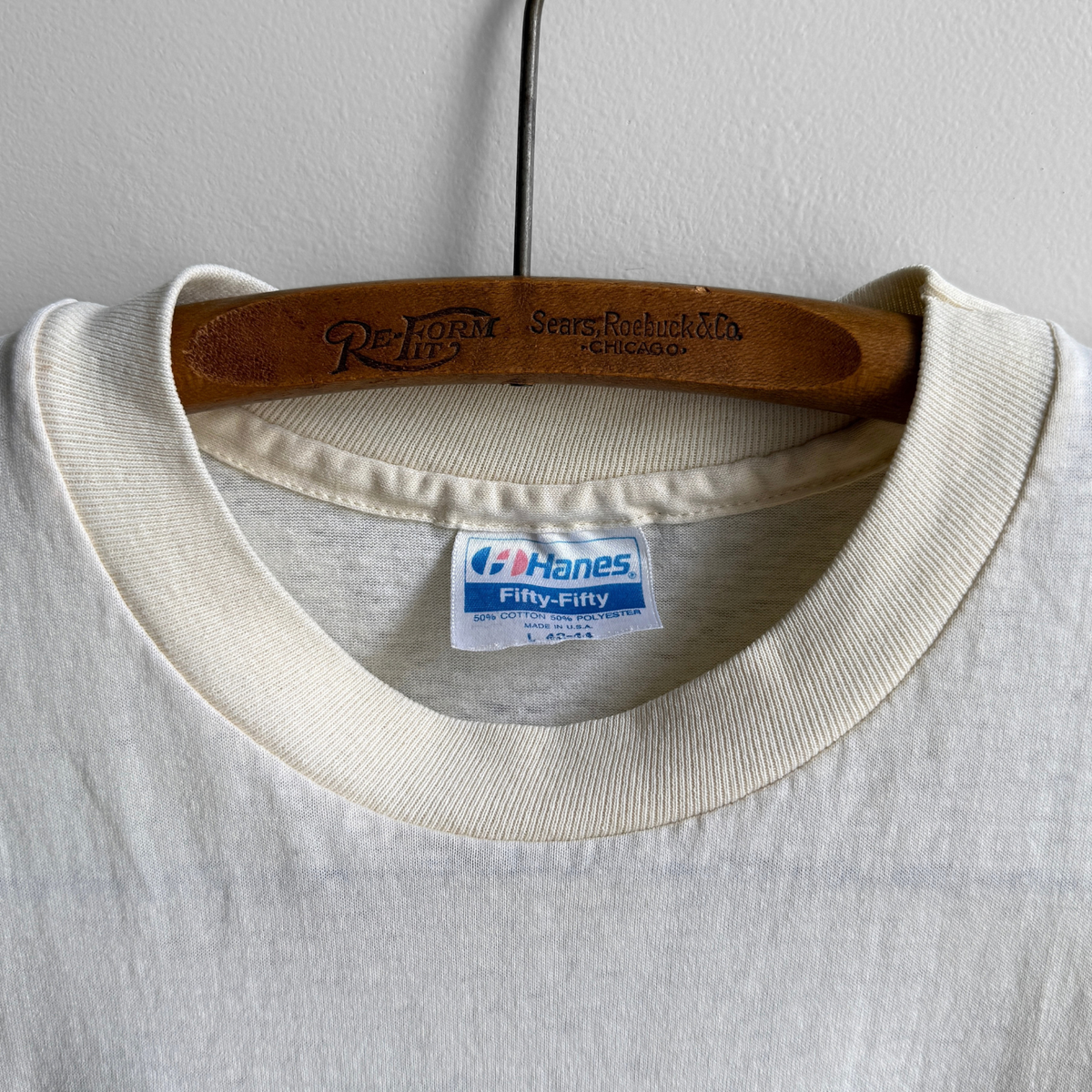 1980s Century Pipe & Supply Cream Tee