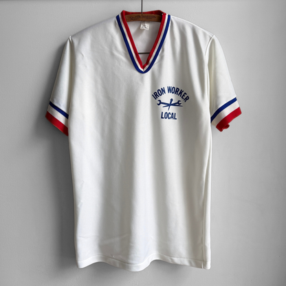 1970s Local Iron Workers White Jersey