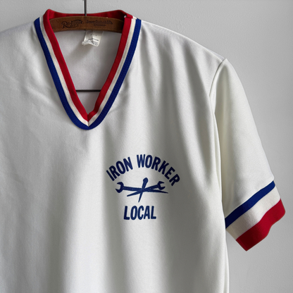 1970s Local Iron Workers White Jersey