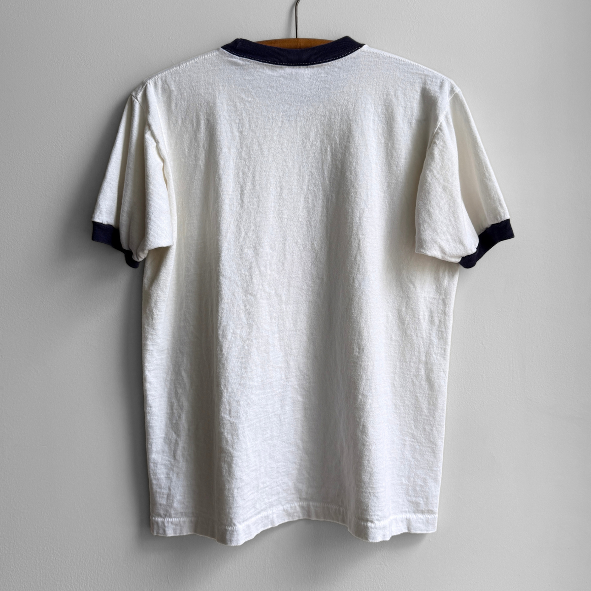 1980s Mickey Mouse White Ringer Tee