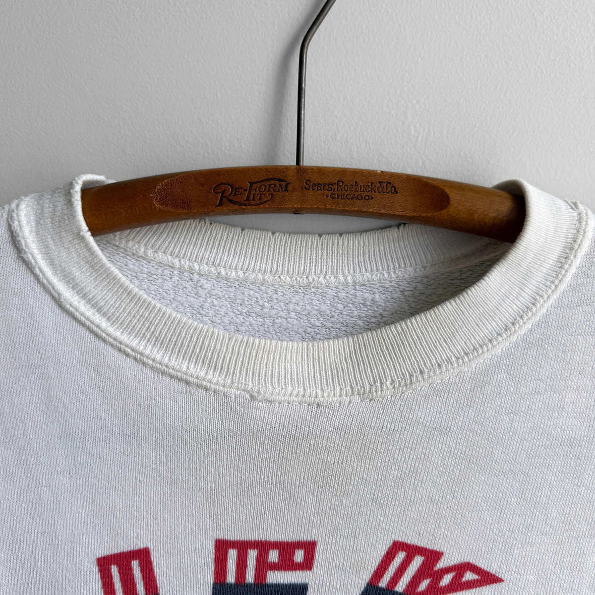 1960s JFK 50 Miler White Sweatshirt