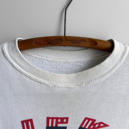 1960s JFK 50 Miler White Sweatshirt
