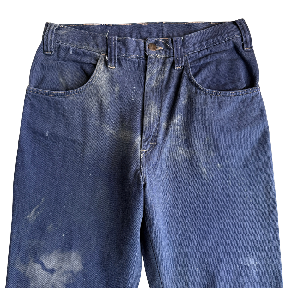 1970s Dark Blue Bootcut Denim Jeans