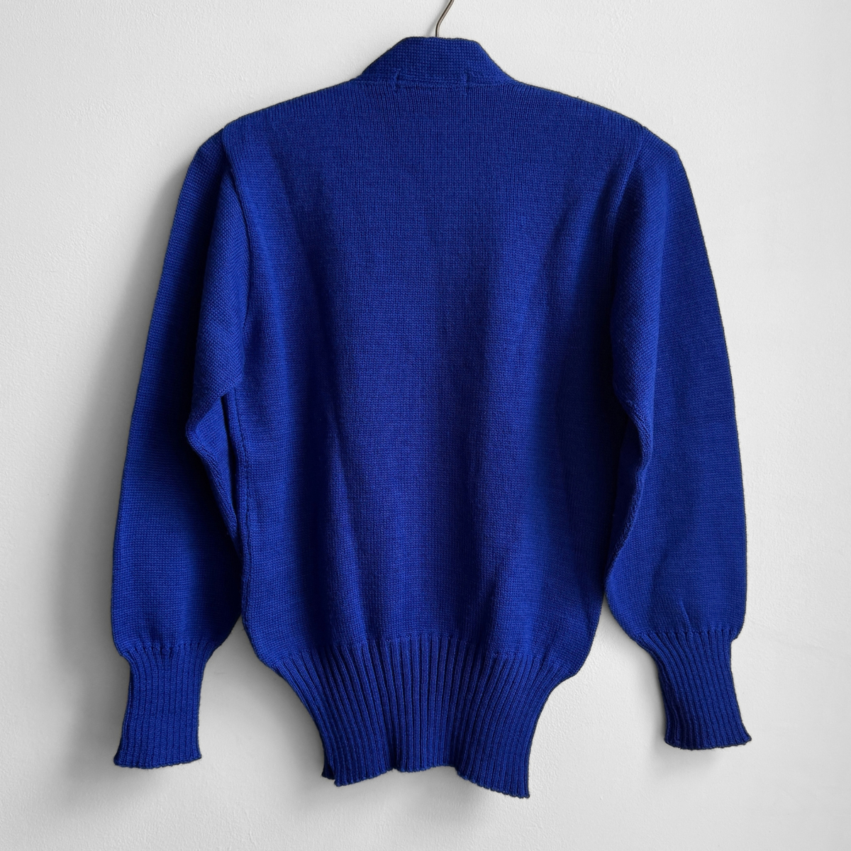 1960s Royal Blue V-Neck Sweater